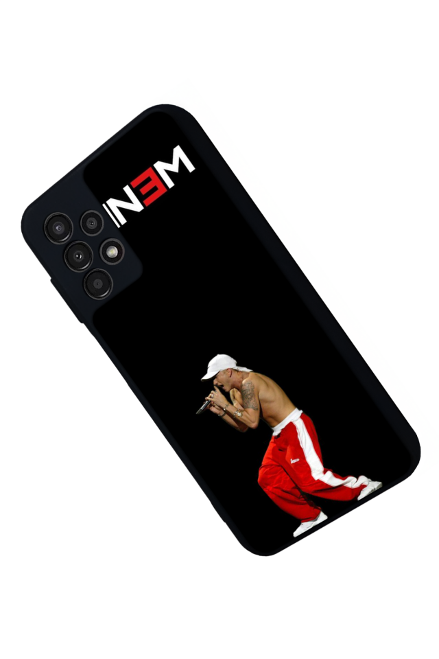 Samsung Galaxy A23 Uyumlu Eminem Tasarımlı Glossy Premium Kılıf