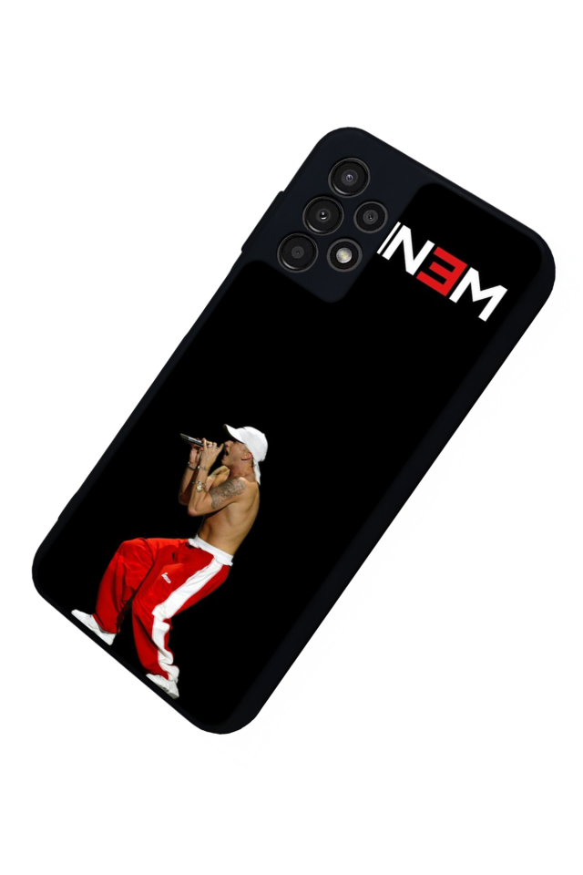 Samsung Galaxy A23 Uyumlu Eminem Tasarımlı Glossy Premium Kılıf