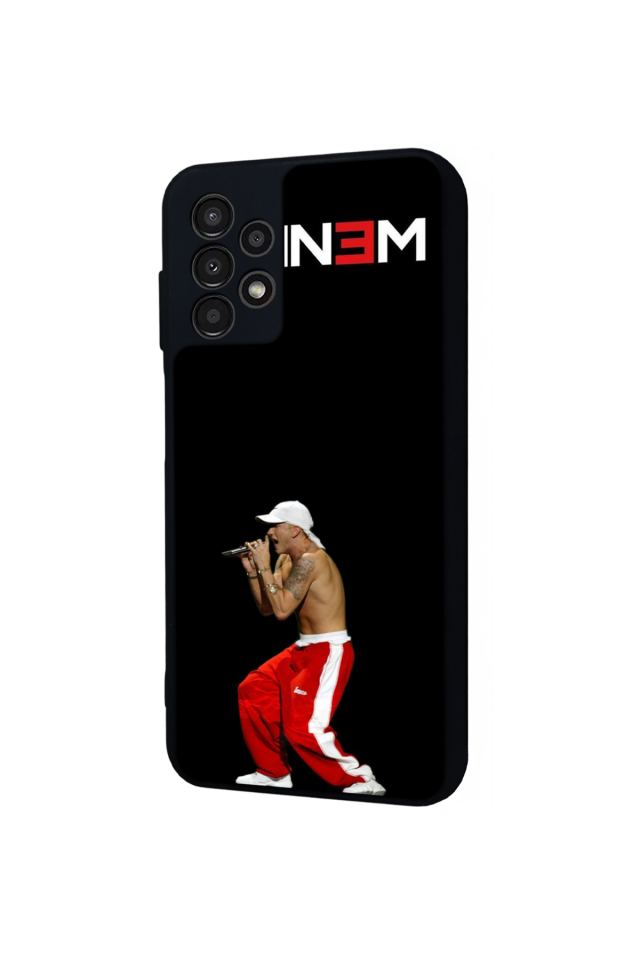 Samsung Galaxy A23 Uyumlu Eminem Tasarımlı Glossy Premium Kılıf