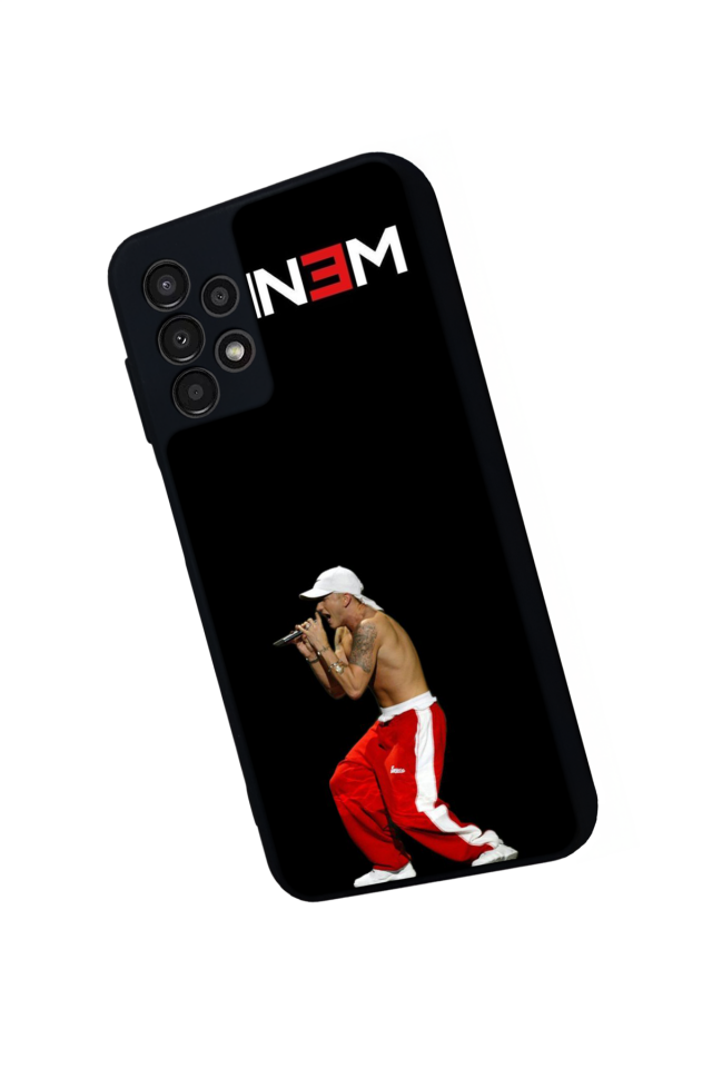 Samsung Galaxy A23 Uyumlu Eminem Tasarımlı Glossy Premium Kılıf