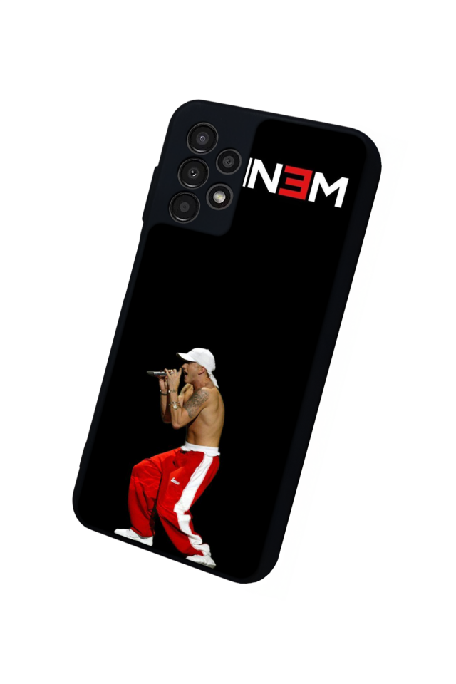 Samsung Galaxy A23 Uyumlu Eminem Tasarımlı Glossy Premium Kılıf