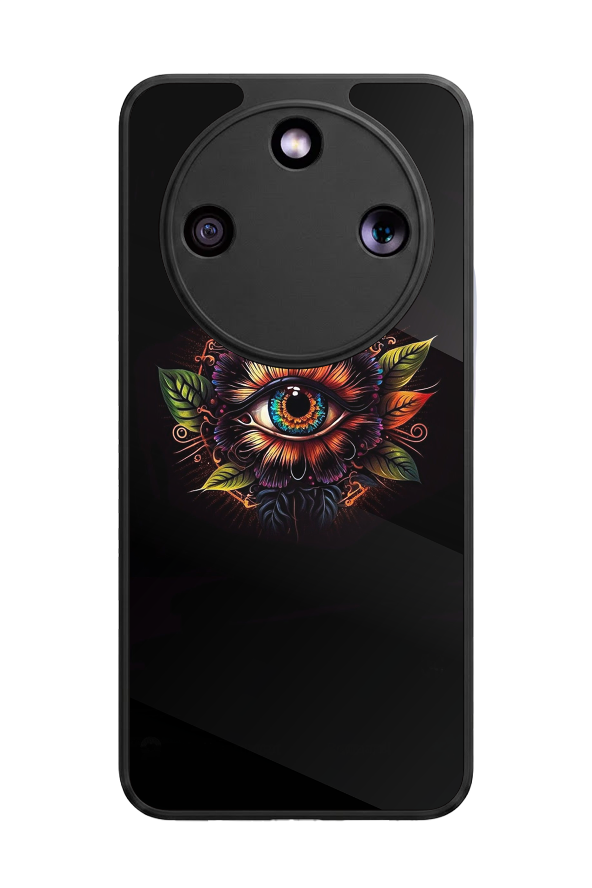 Honor Magic 8 Lite Uyumlu Göz Tasarımlı Glossy Premium Kılıf