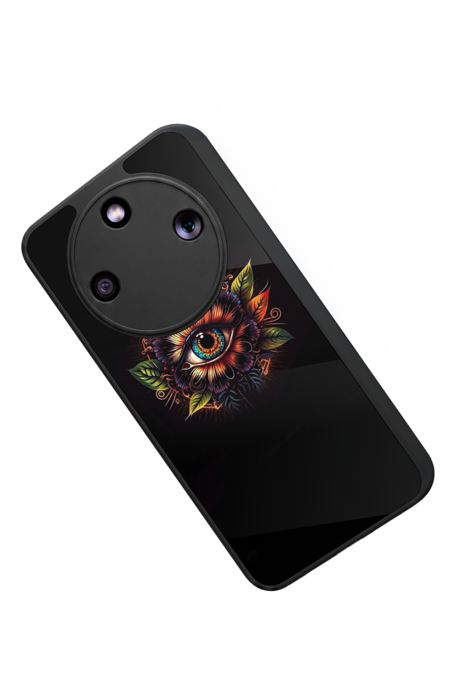 Honor Magic 8 Lite Uyumlu Göz Tasarımlı Glossy Premium Kılıf