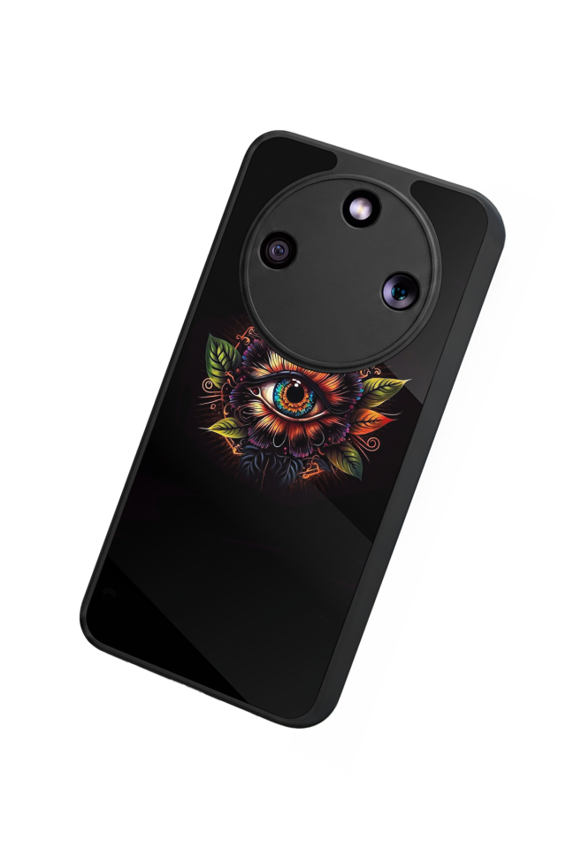 Honor Magic 8 Lite Uyumlu Göz Tasarımlı Glossy Premium Kılıf