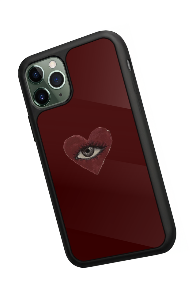 iPhone 11 Pro Uyumlu Kalp Love Tasarımlı Glossy Premium Kılıf