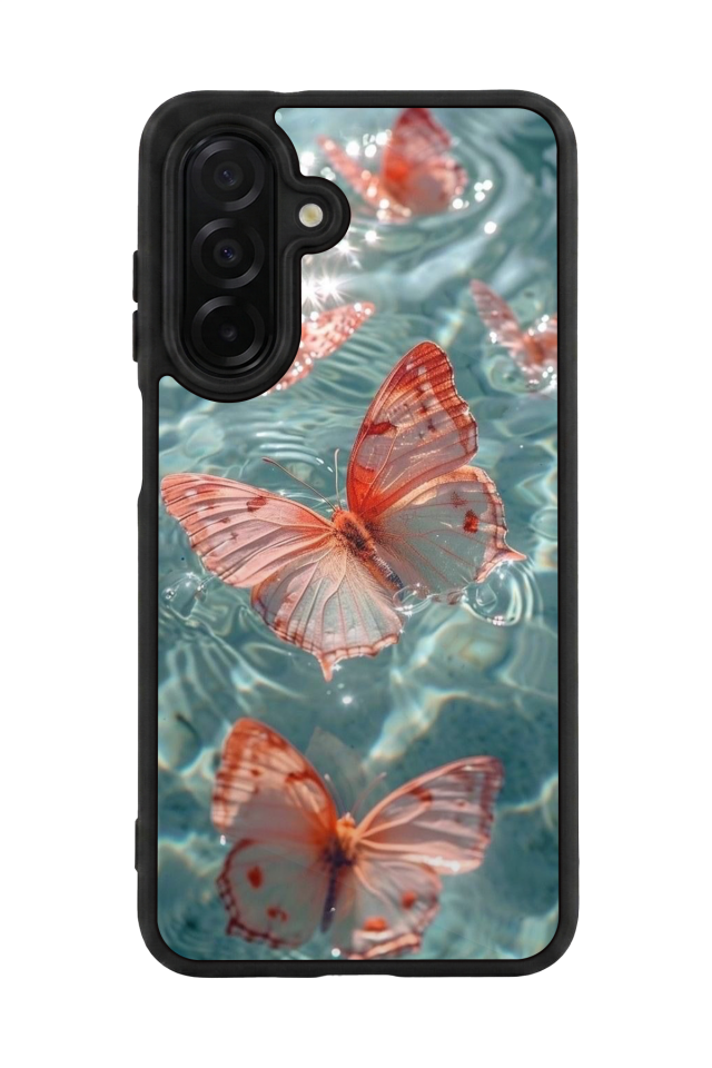 Samsung Galaxy A26 Uyumlu Kelebek Tasarımlı Glossy Premium Kılıf