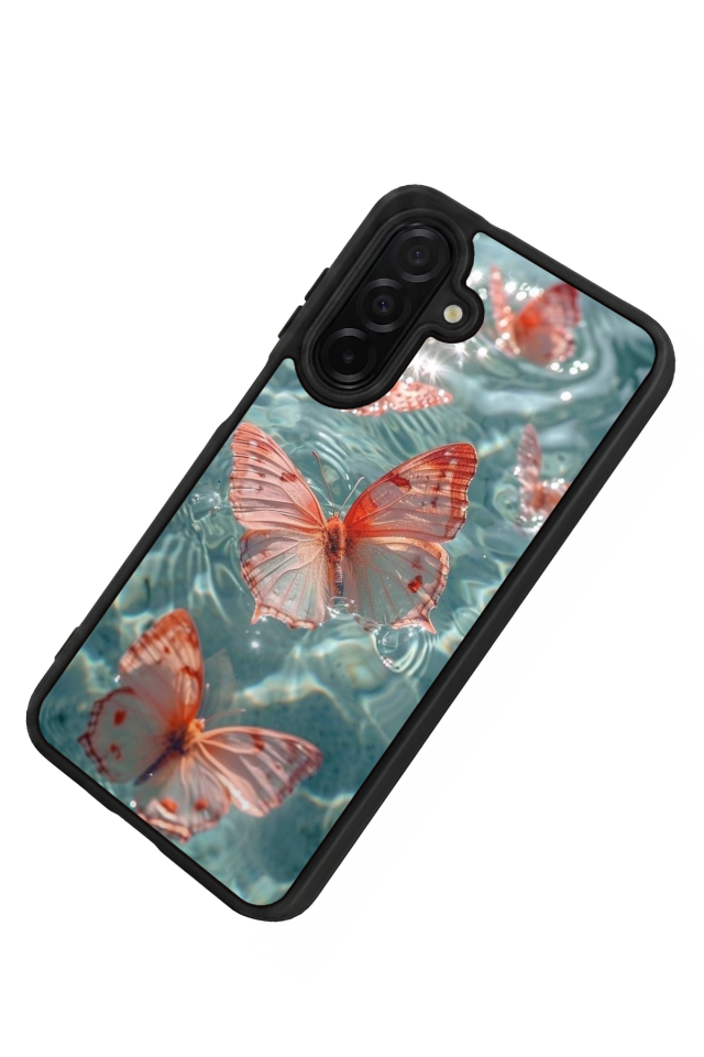 Samsung Galaxy A26 Uyumlu Kelebek Tasarımlı Glossy Premium Kılıf