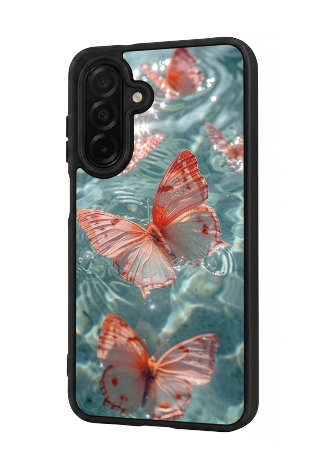 Samsung Galaxy A26 Uyumlu Kelebek Tasarımlı Glossy Premium Kılıf