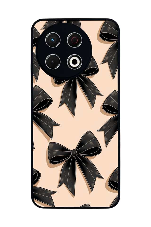 Tecno Spark 30 Pro Uyumlu Kurdele Tasarımlı Glossy Premium Kılıf