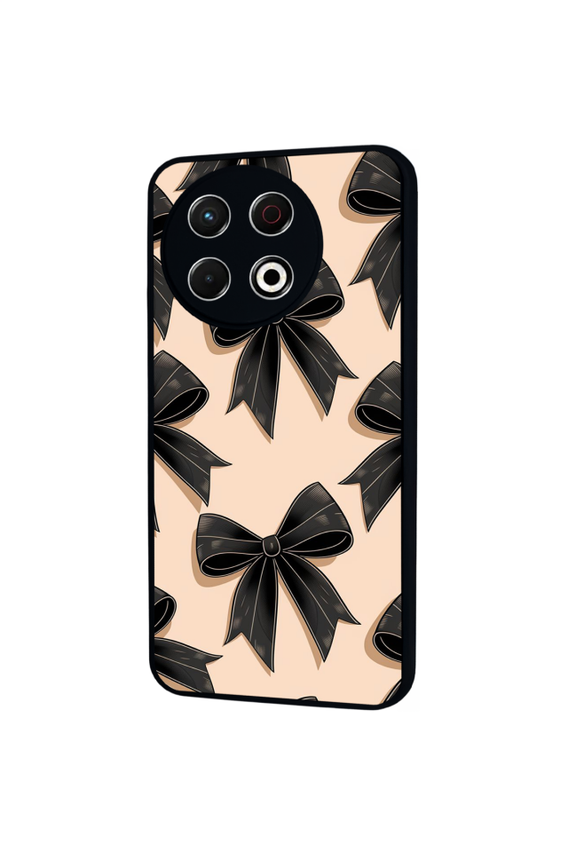 Tecno Spark 30 Pro Uyumlu Kurdele Tasarımlı Glossy Premium Kılıf