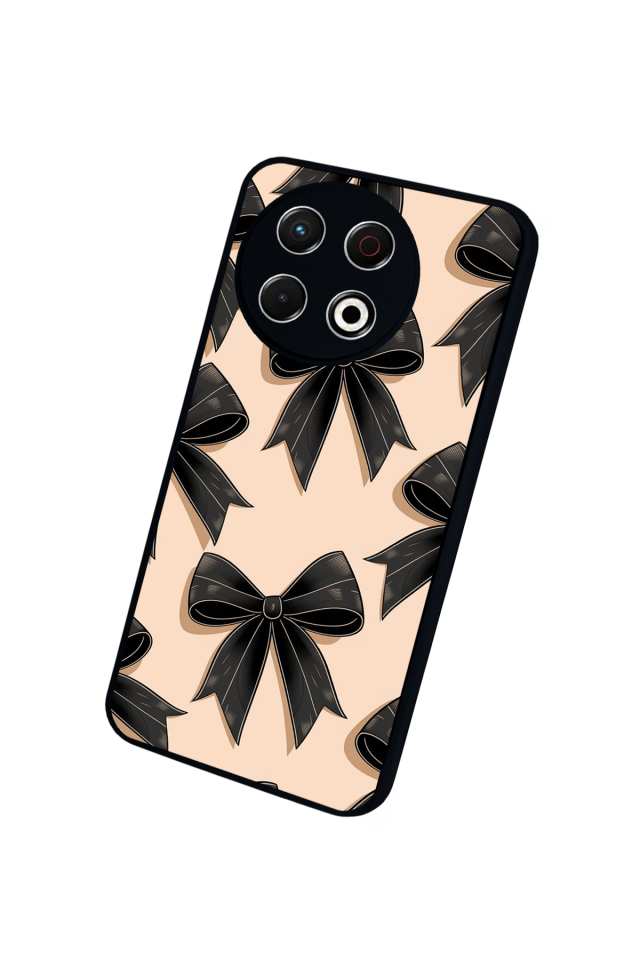 Tecno Spark 30 Pro Uyumlu Kurdele Tasarımlı Glossy Premium Kılıf