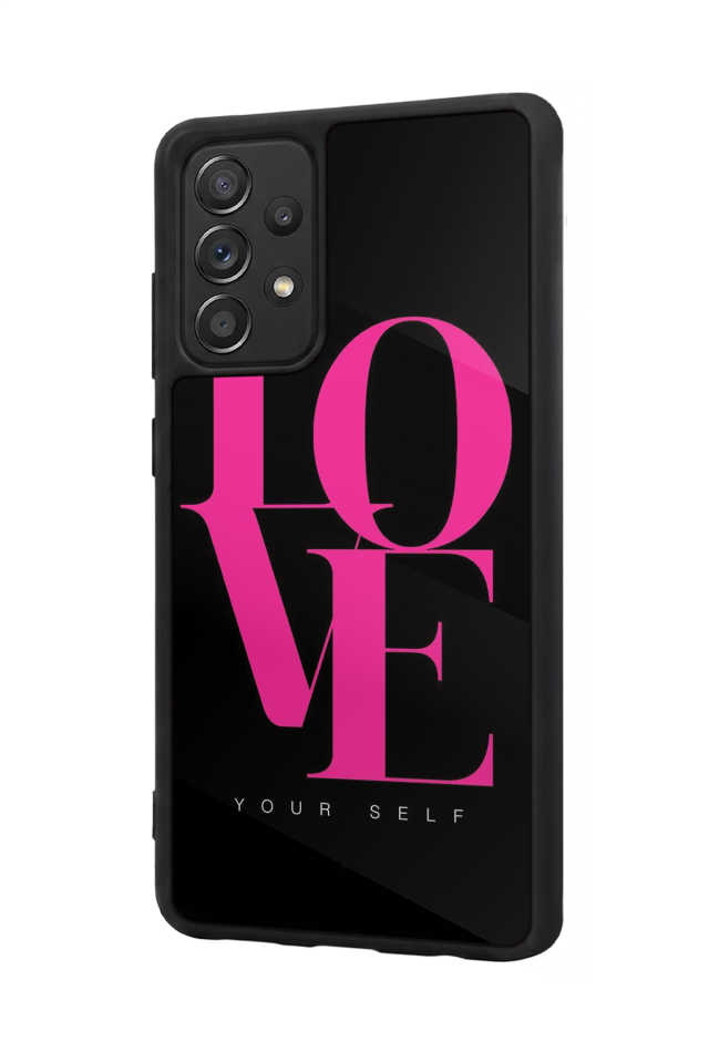 Samsung Galaxy A72 Uyumlu Love Tasarımlı Glossy Premium Kılıf