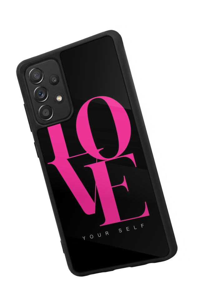 Samsung Galaxy A72 Uyumlu Love Tasarımlı Glossy Premium Kılıf