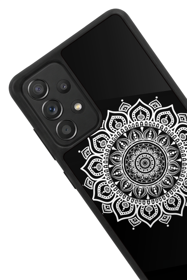 Samsung Galaxy A72 Uyumlu Mandala Tasarımlı Glossy Premium Kılıf