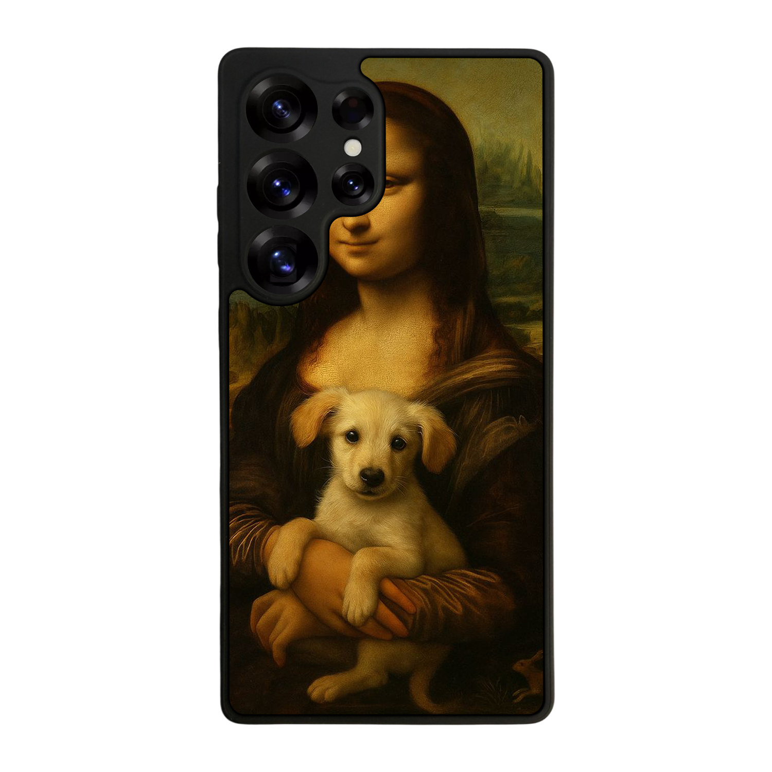 Samsung Galaxy S25 Ultra Uyumlu Monalisa Tasarımlı Glossy Premium Kılıf