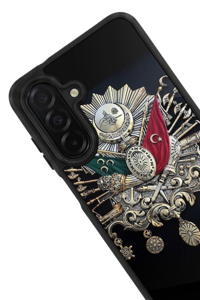 Samsung Galaxy A36 Uyumlu Osmanli Tugrasi Tasarımlı Glossy Premium Kılıf