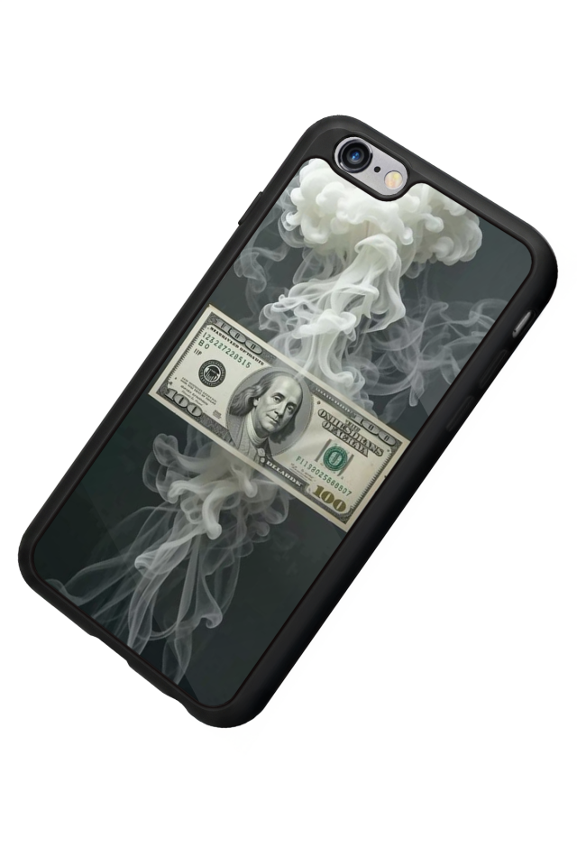 iPhone 6s Plus Uyumlu Para Tasarımlı Glossy Premium Kılıf
