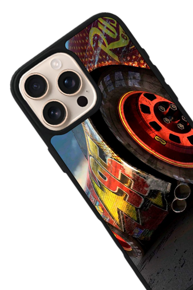 iPhone 16 Pro Max Uyumlu Simsek McQueen Tasarımlı Glossy Premium Kılıf