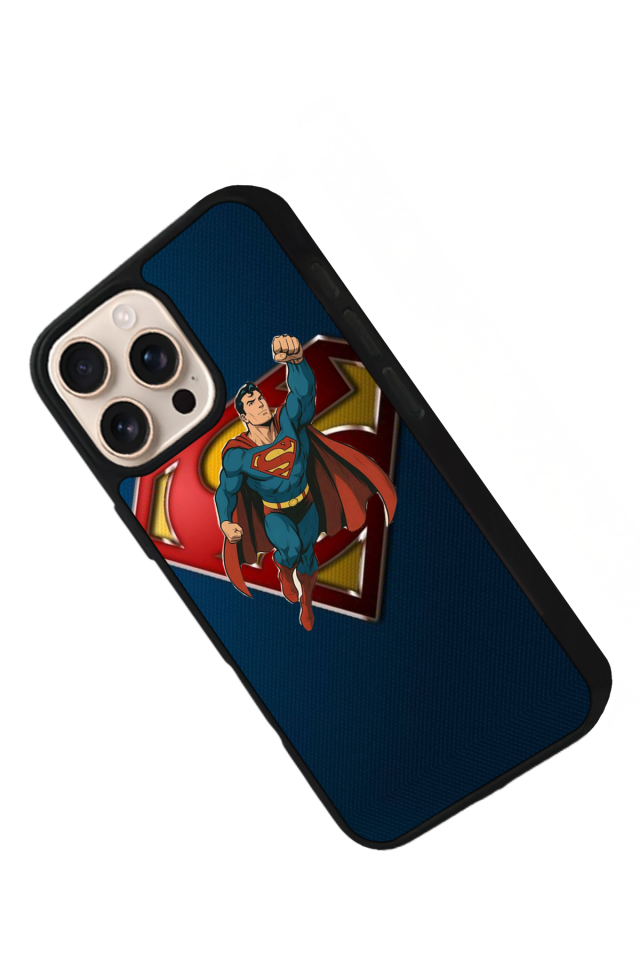 iPhone 15 Pro Max Uyumlu Superman Tasarımlı Glossy Premium Kılıf
