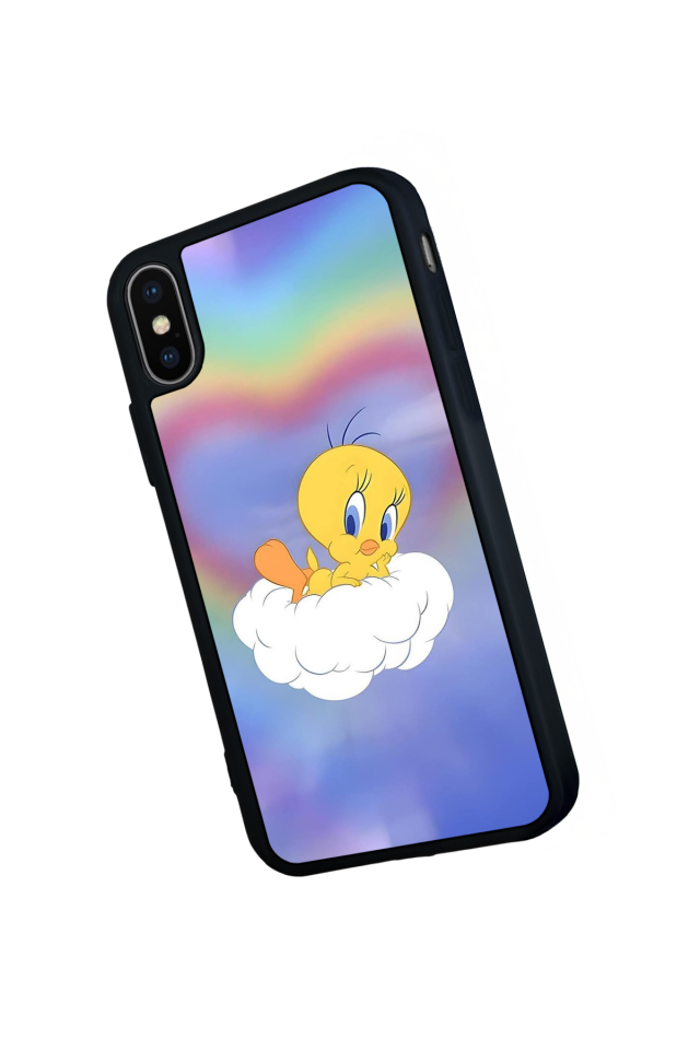 iPhone XS Max Uyumlu Tweety Tasarımlı Glossy Premium Kılıf
