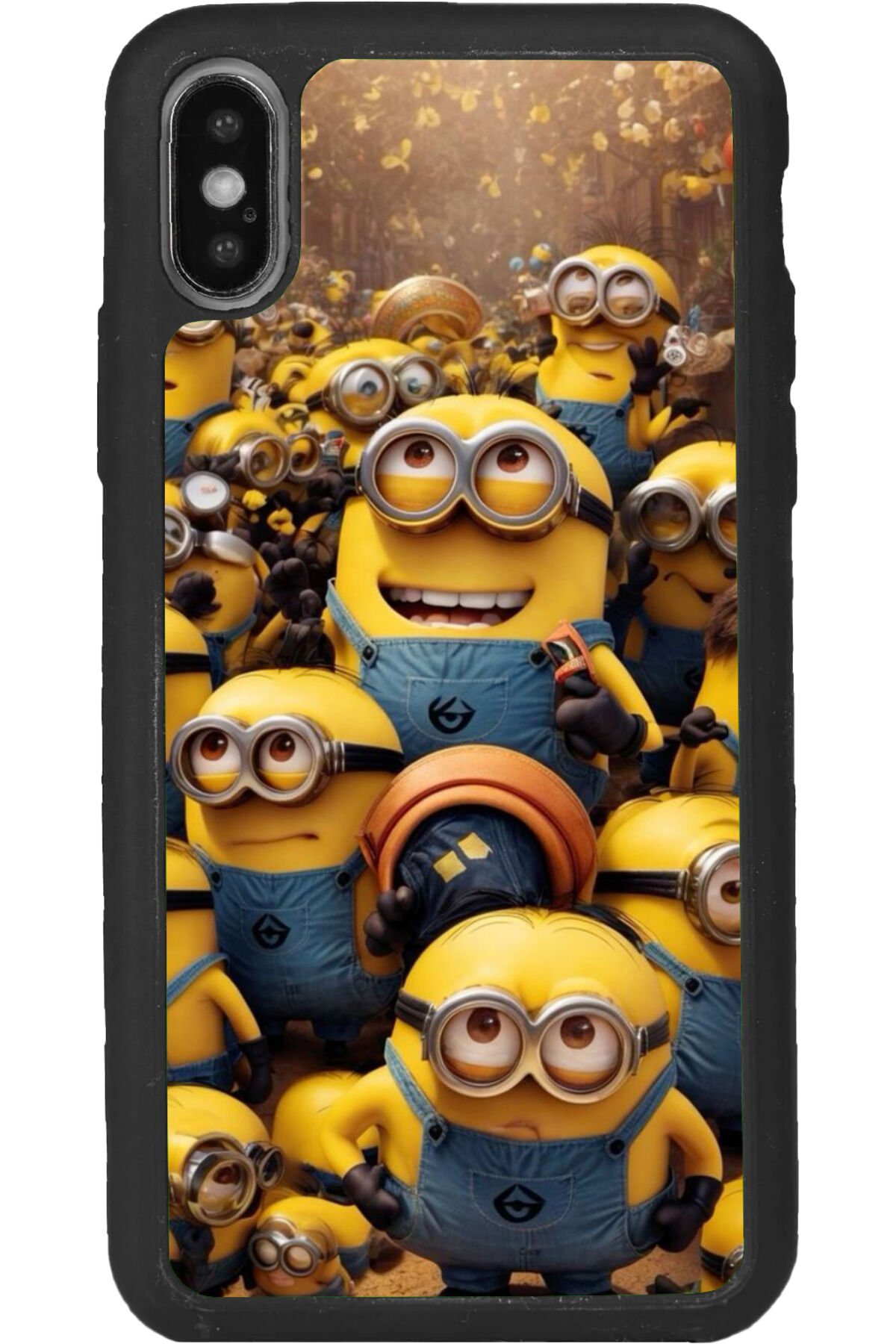 iPhone XS Max Uyumlu Mat Siyah uyumlu Kılıf – Yumuşak Silikon, Koruyucu, Şok Emici Kapak