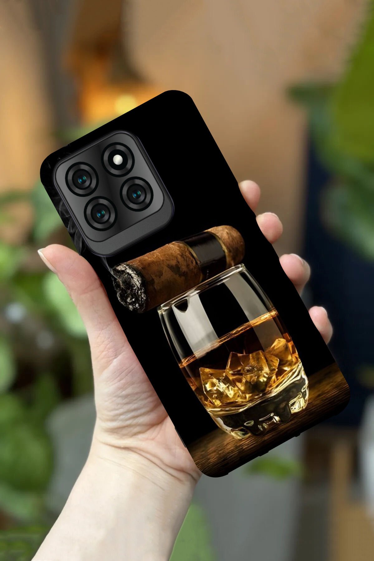 Reeder S71 Uyumlu Kamera Korumalı Shot Bardağı Desenli HD Baskılı Silikon Kılıf