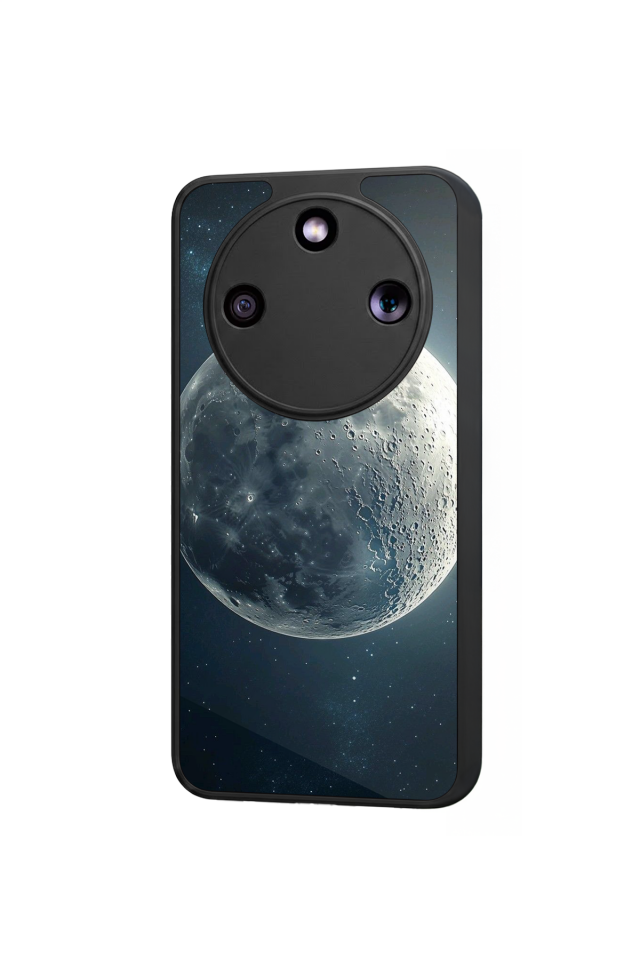 Honor Magic 8 Lite Uyumlu Ay Tasarımlı Glossy Premium Kılıf