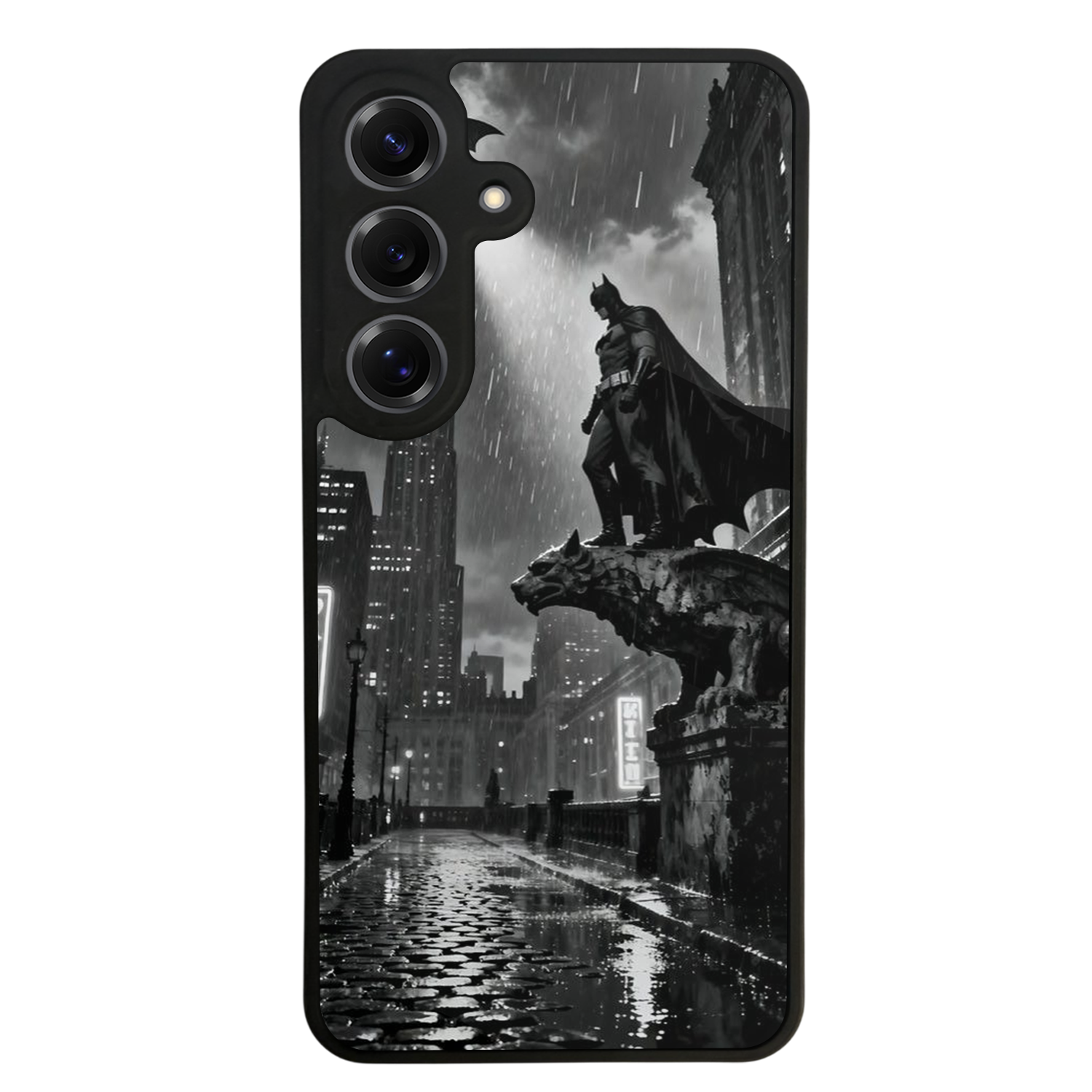 Samsung Galaxy S25 Uyumlu Batman Tasarımlı Glossy Premium Kılıf