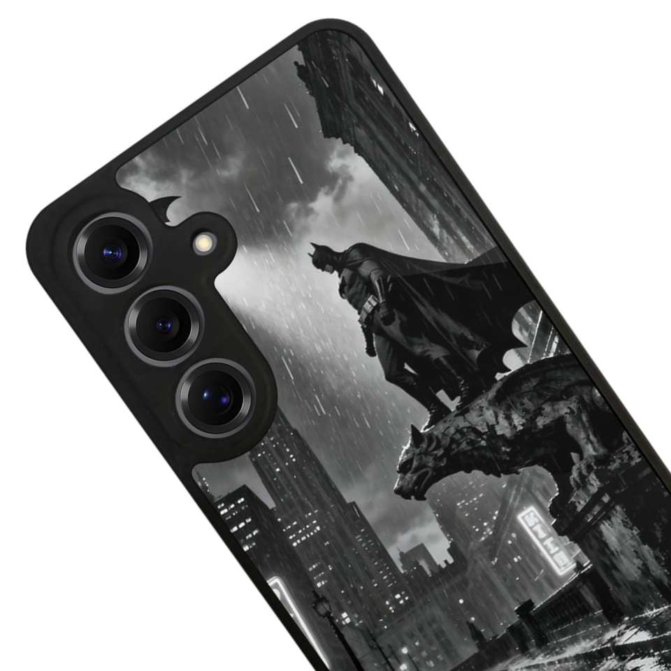 Samsung Galaxy S25 Uyumlu Batman Tasarımlı Glossy Premium Kılıf