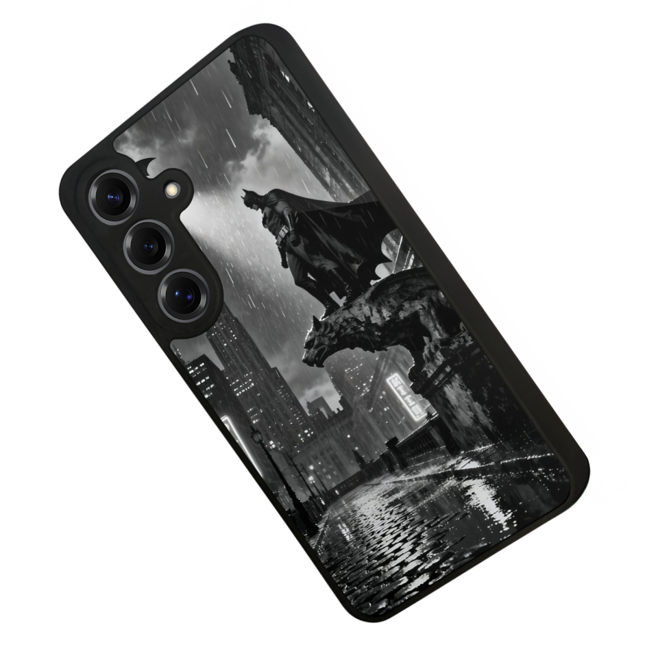 Samsung Galaxy S25 Uyumlu Batman Tasarımlı Glossy Premium Kılıf