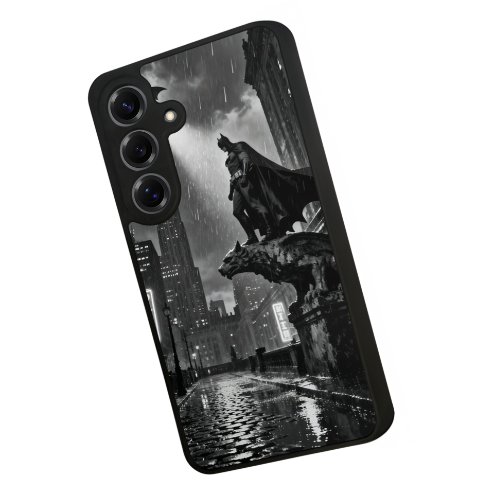 Samsung Galaxy S25 Uyumlu Batman Tasarımlı Glossy Premium Kılıf