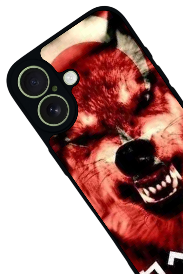 iPhone 17 Uyumlu Bozkurt Tasarımlı Glossy Premium Kılıf