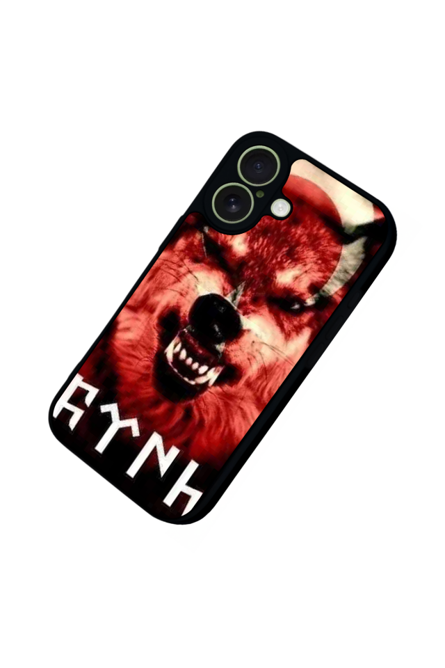 iPhone 17 Uyumlu Bozkurt Tasarımlı Glossy Premium Kılıf