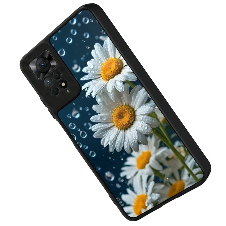 Xiaomi Redmi Note 11 Pro Uyumlu Cicek Tasarımlı Glossy Premium Kılıf
