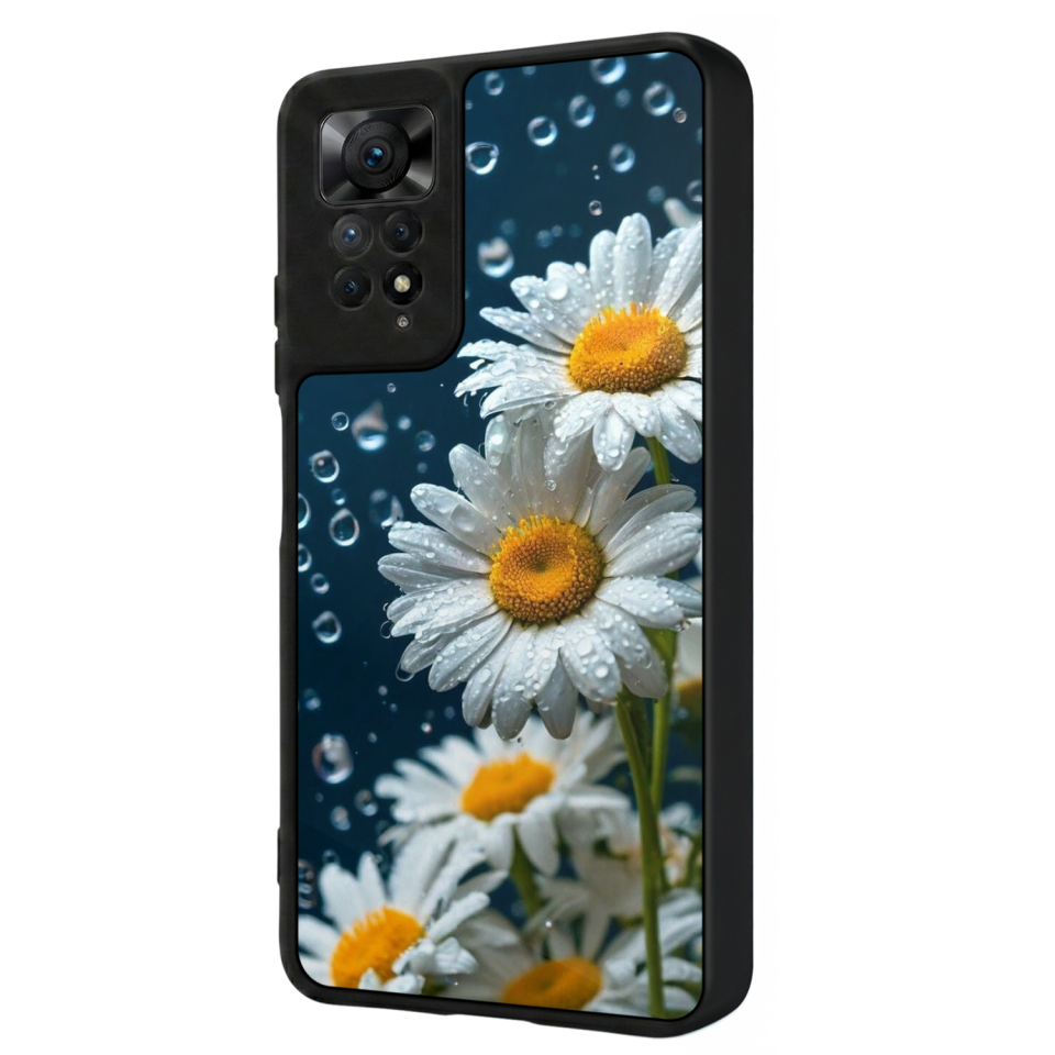 Xiaomi Redmi Note 11 Pro Uyumlu Cicek Tasarımlı Glossy Premium Kılıf