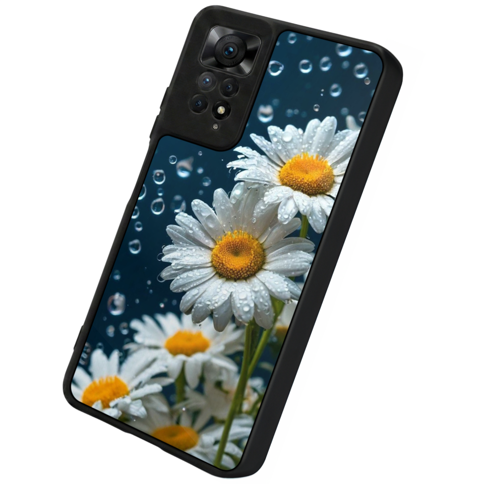 Xiaomi Redmi Note 11 Pro Uyumlu Cicek Tasarımlı Glossy Premium Kılıf