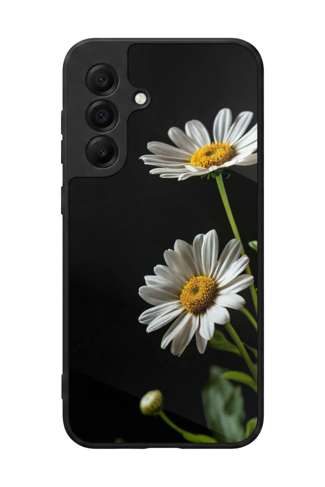 Samsung Galaxy A17 Uyumlu Cicek Tasarımlı Glossy Premium Kılıf