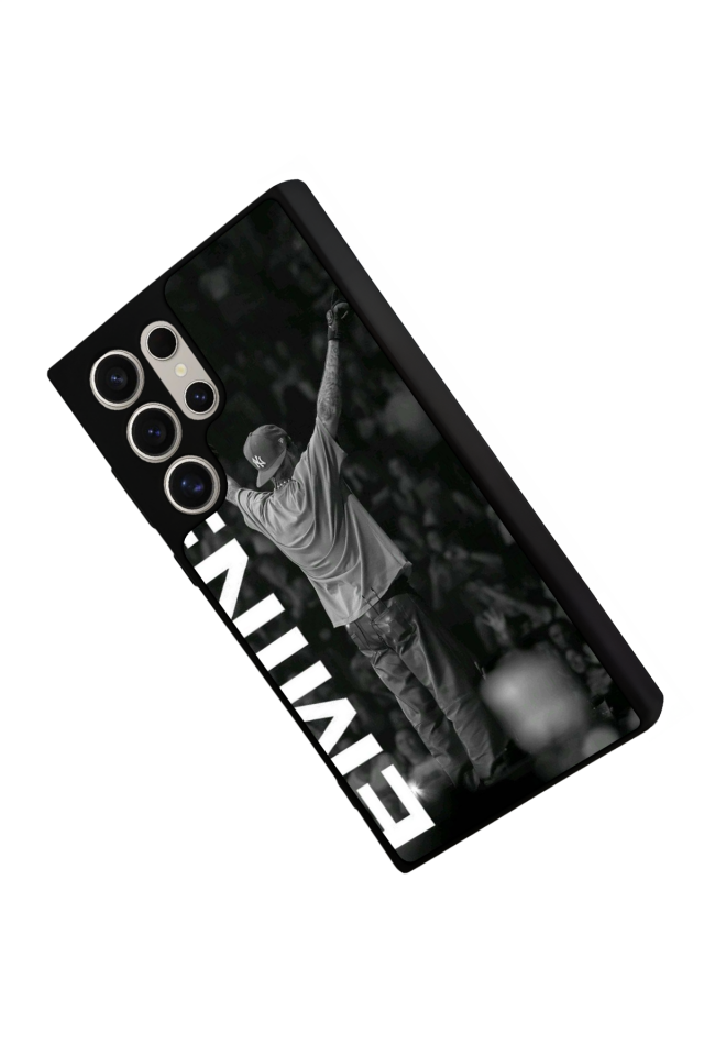 Samsung Galaxy S22 Ultra Uyumlu Eminem Tasarımlı Glossy Premium Kılıf