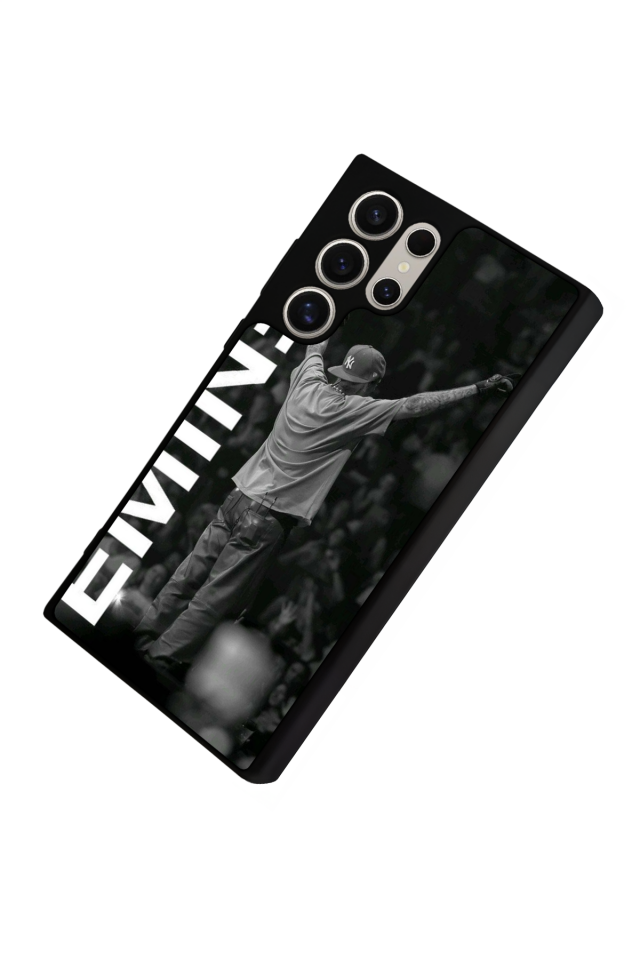 Samsung Galaxy S22 Ultra Uyumlu Eminem Tasarımlı Glossy Premium Kılıf