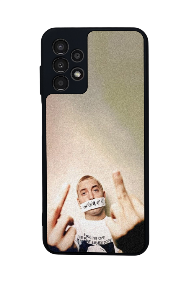 Samsung Galaxy A23 Uyumlu Eminem Tasarımlı Glossy Premium Kılıf