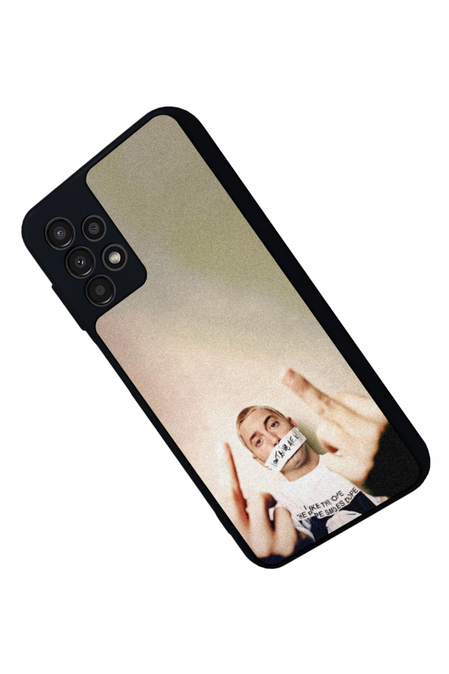 Samsung Galaxy A23 Uyumlu Eminem Tasarımlı Glossy Premium Kılıf