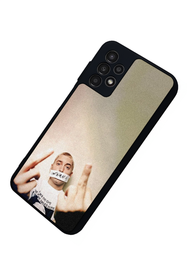 Samsung Galaxy A23 Uyumlu Eminem Tasarımlı Glossy Premium Kılıf