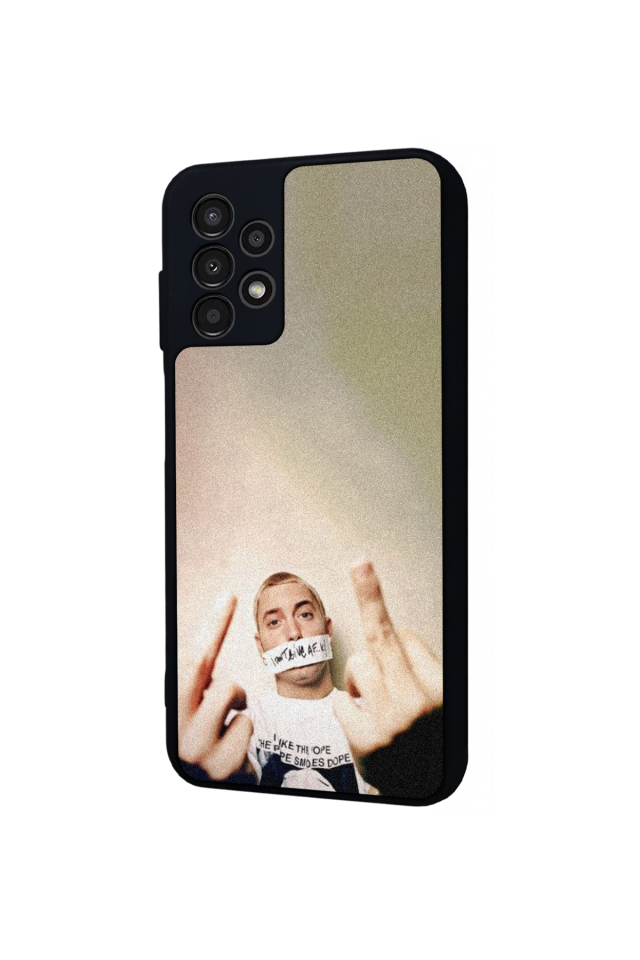 Samsung Galaxy A23 Uyumlu Eminem Tasarımlı Glossy Premium Kılıf