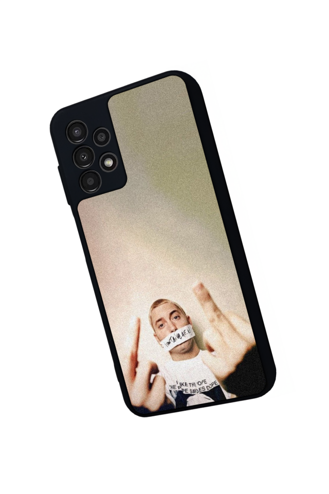 Samsung Galaxy A23 Uyumlu Eminem Tasarımlı Glossy Premium Kılıf