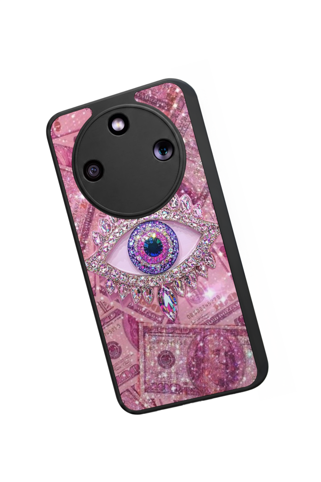 Honor Magic 8 Lite Uyumlu Göz Tasarımlı Glossy Premium Kılıf