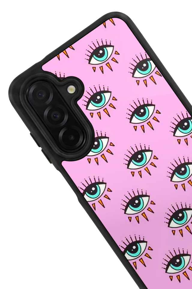 Samsung Galaxy A36 Uyumlu Göz Tasarımlı Glossy Premium Kılıf