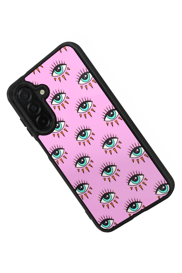 Samsung Galaxy A36 Uyumlu Göz Tasarımlı Glossy Premium Kılıf