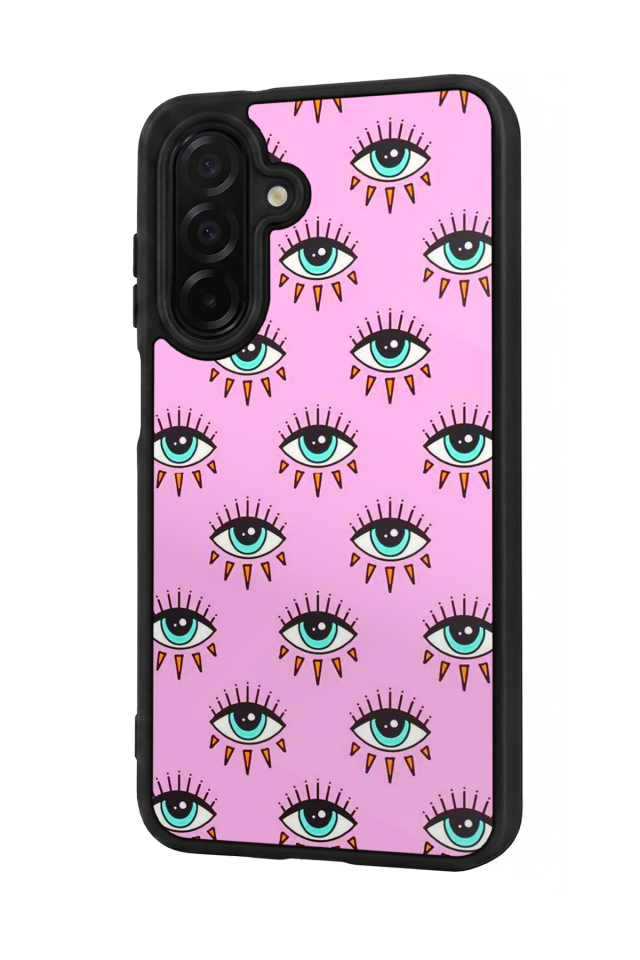 Samsung Galaxy A36 Uyumlu Göz Tasarımlı Glossy Premium Kılıf