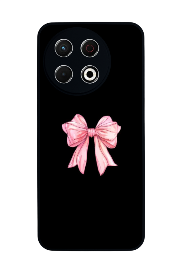 Tecno Spark 30 Pro Uyumlu Kurdele Tasarımlı Glossy Premium Kılıf