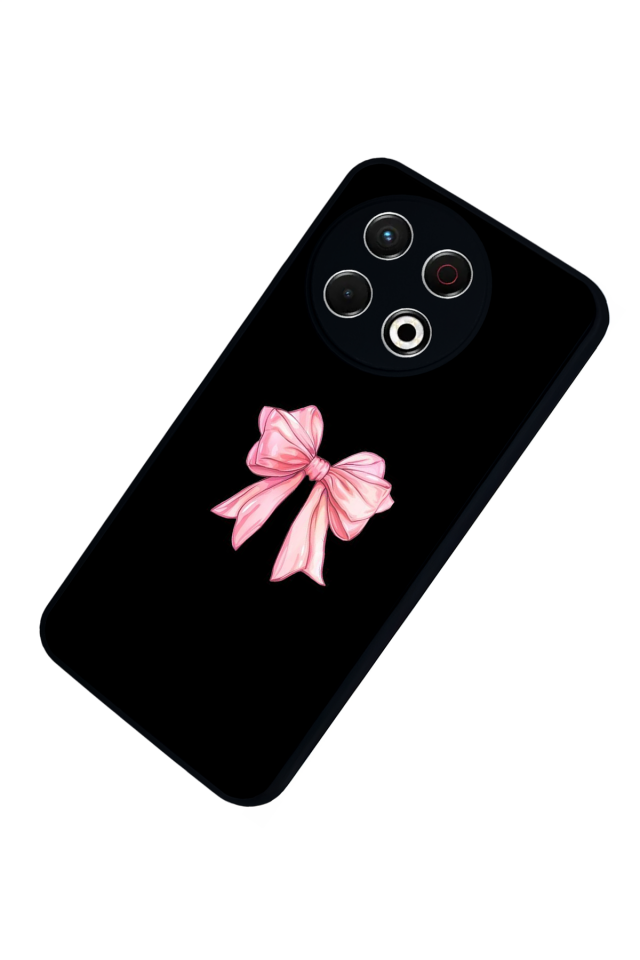 Tecno Spark 30 Pro Uyumlu Kurdele Tasarımlı Glossy Premium Kılıf